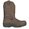 Hoss Boot Co Wildfire Pull-On Wellington Work Boot, Brown, 10 D, D 94010 - alternate 2